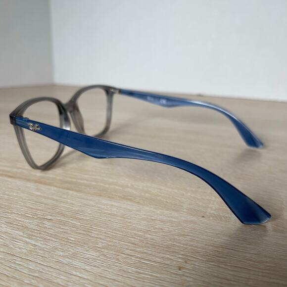 Ray-Ban RB7066 5769 Eyeglasses Blue Translucent Frames Only 52-17-140 - Picture 7 of 8